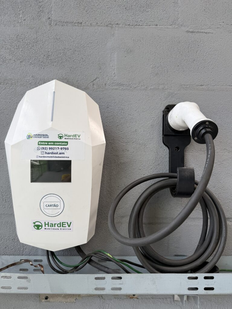 Carregador de veículo elétrico Wallbox 7KW Monofásico 220v
